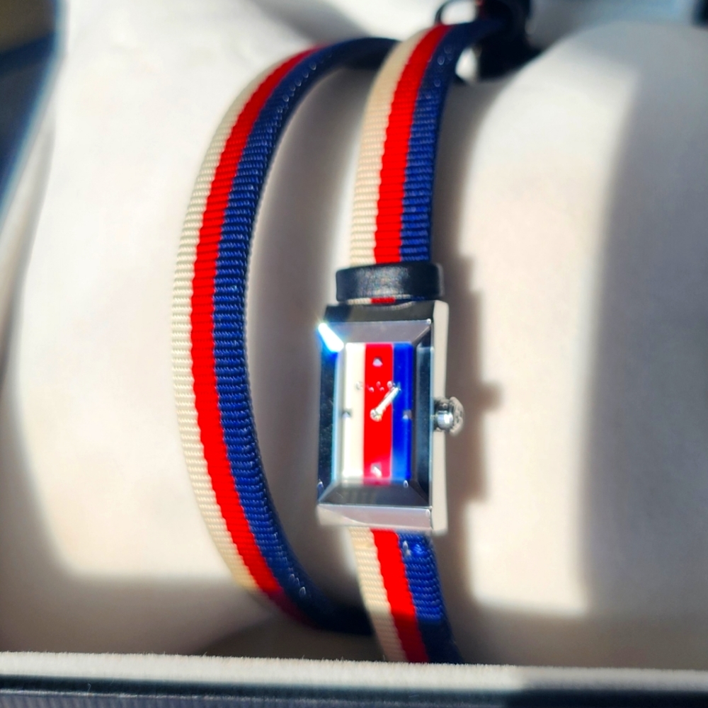 Gucci multi color wrap womens watch. New never used